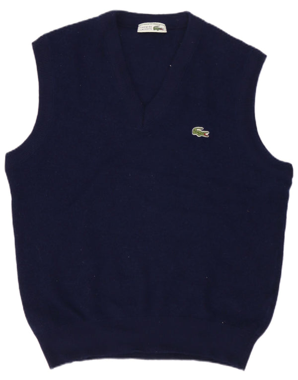 Canotta da uomo LACOSTE taglia 5 grande in lana blu navy