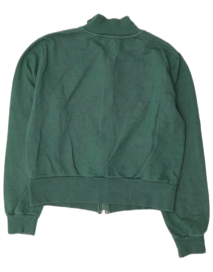 Giacca da ginnastica da donna Zara UK 16 grande in cotone verde