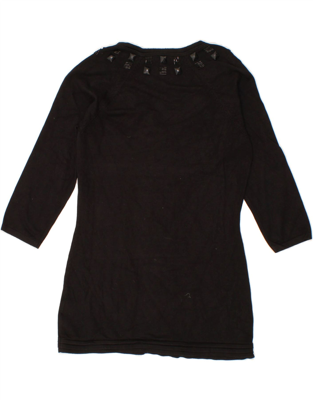 COAST Womens Top 3/4 Sleeve UK 12 Medium  Black Viscose Vintage Coast and Second-Hand Coast from Messina Hembry 