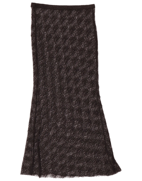 Gonna lunga in pizzo Zara da donna media W28 nera in poliammide