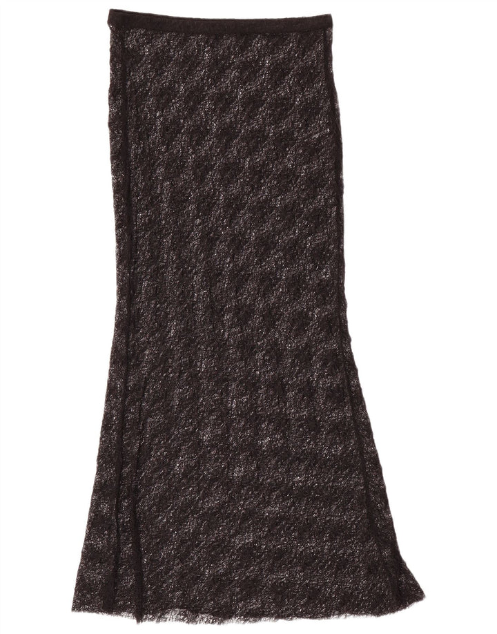 Gonna lunga in pizzo Zara da donna media W28 nera in poliammide