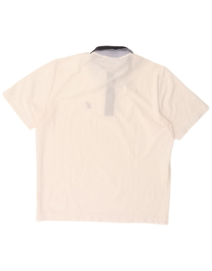 Polo Uomo AUSTRALIAN L'ALPINA IT 50 Medium Bianco Poliestere