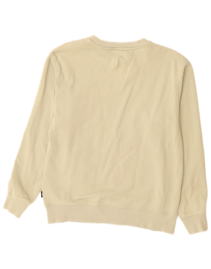 Felpa da donna VANS maglione UK 10 piccola in cotone beige
