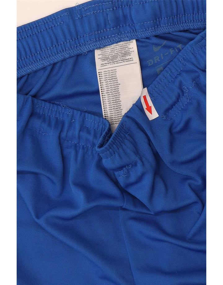 Pantaloncini sportivi Nike Dri Fit da uomo in poliestere blu medio