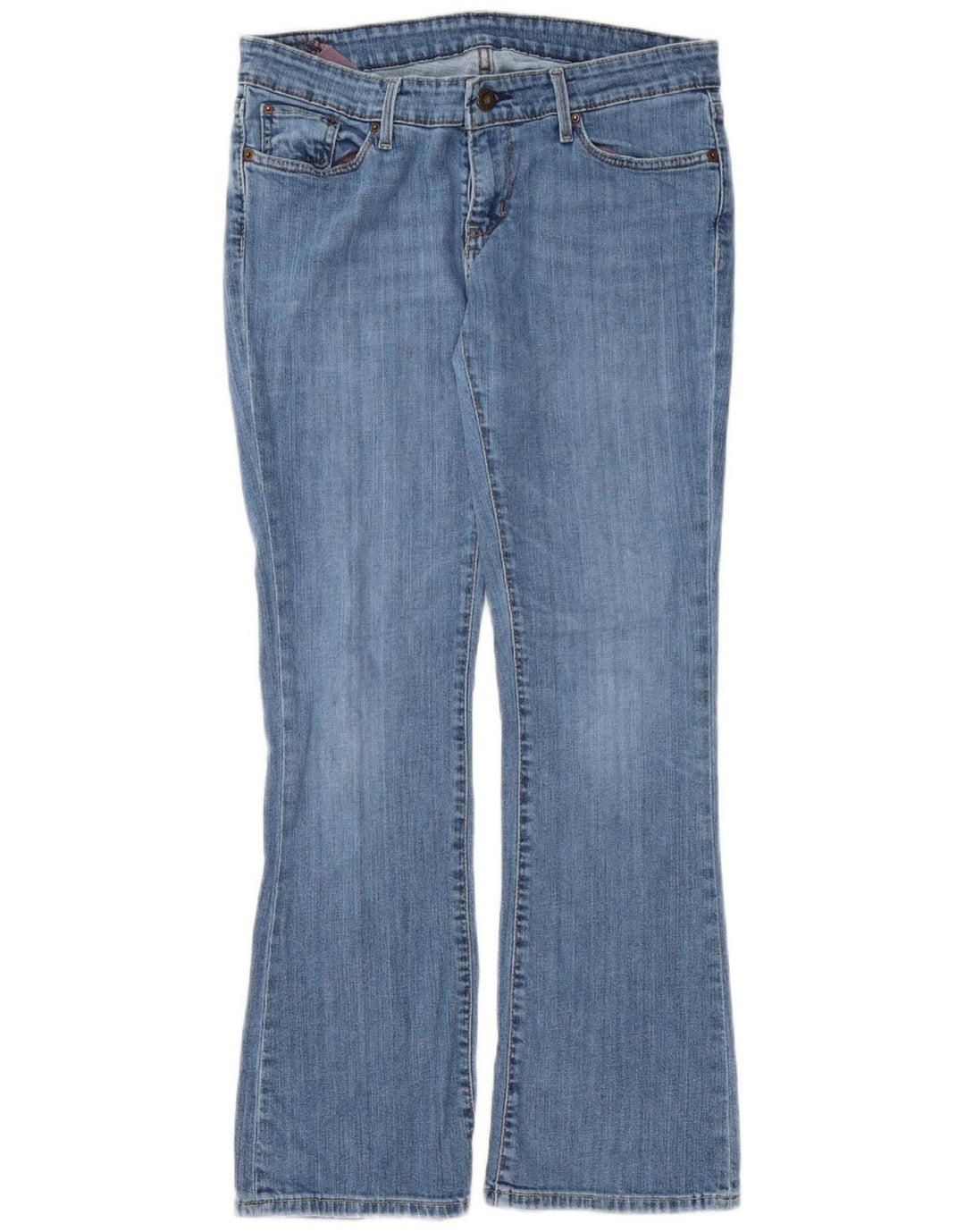 Jeans bootcut da donna LEVI'S US 6 medio W32 L29 cotone blu