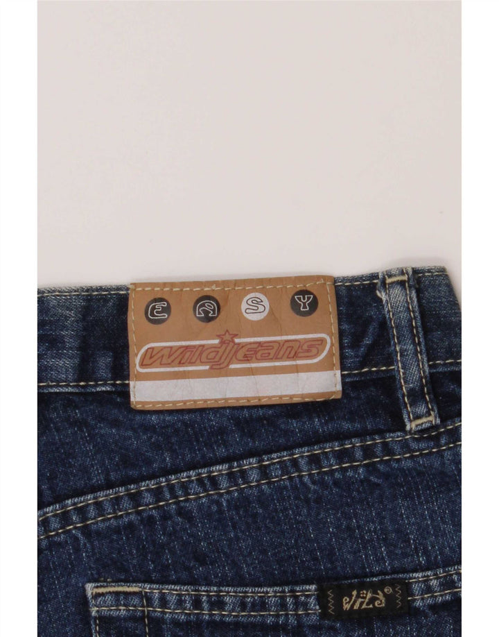 Wild Jeans Donna A Vita Alta Svasato IT 42 Medio W26 L30 Cotone Blu