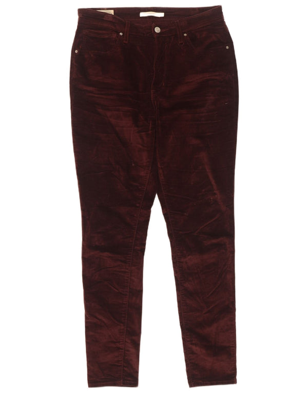 Levi's Donna 721 Pantaloni skinny casual a vita alta W31 L30 Cotone marrone