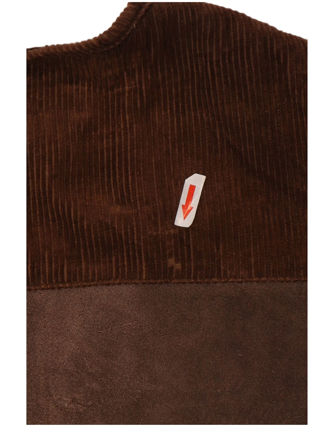 Gilet in pelle da uomo Marcel Battiston XL marrone classico