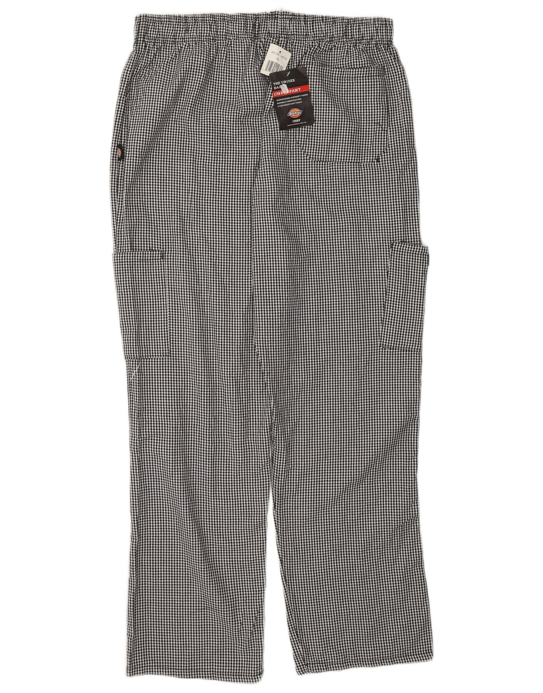 Pantaloni cargo da uomo Dickies XL W38 L32 poliestere pied de poule nero