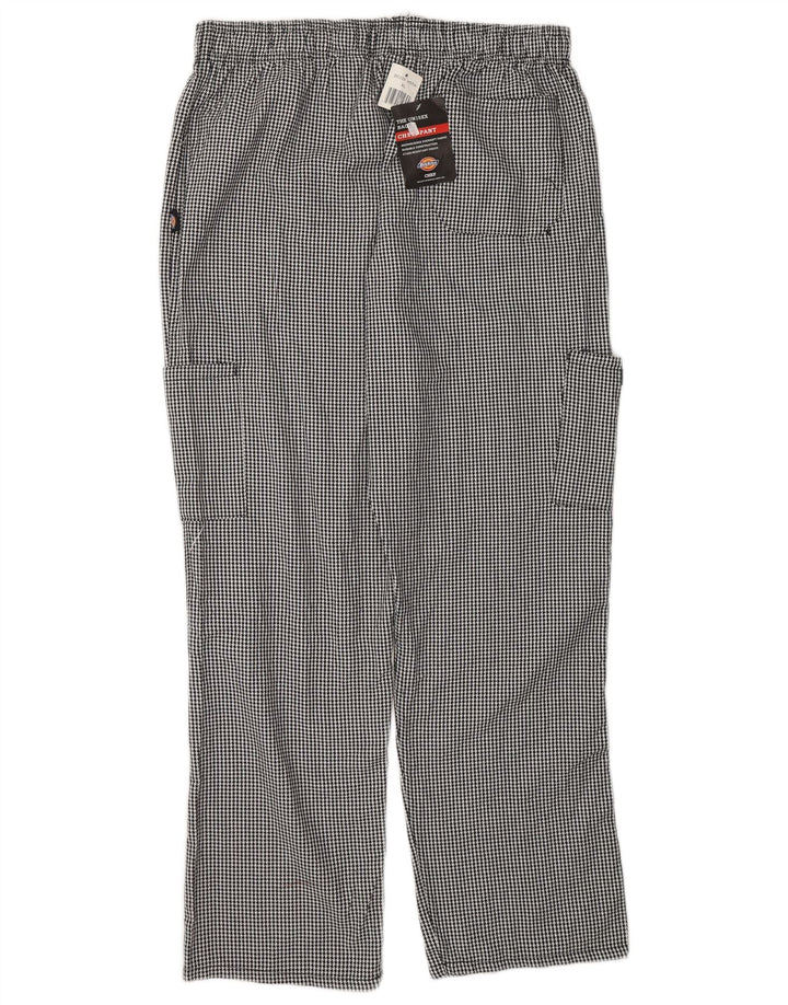 Pantaloni cargo da uomo Dickies XL W38 L32 poliestere pied de poule nero