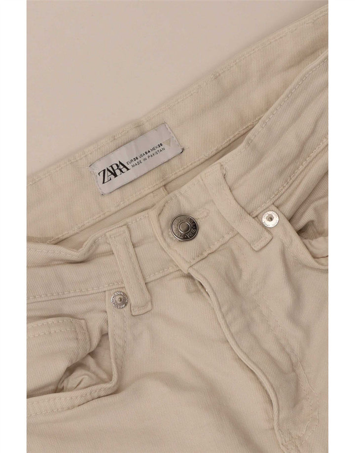 Jeans svasati da uomo Zara EU 36 XS W26 L25 Bianco