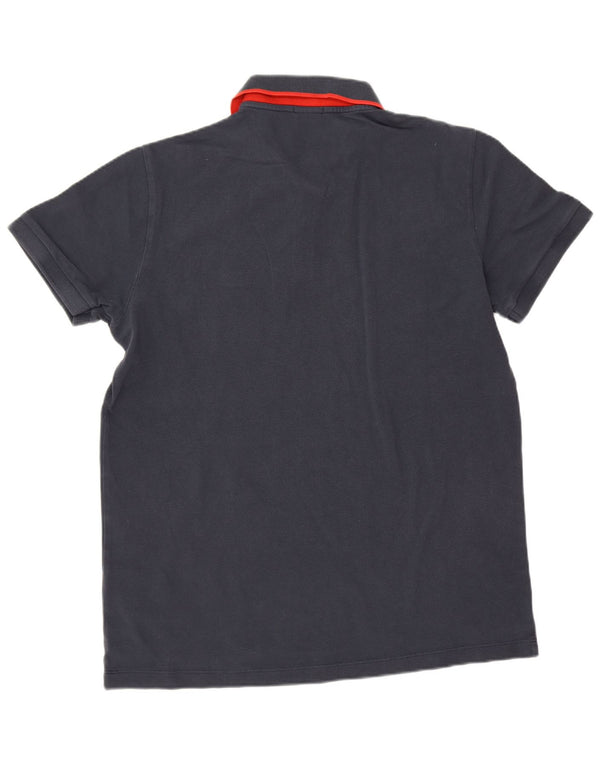 Polo Hugo Boss da uomo vestibilità regolare in cotone blu navy medio
