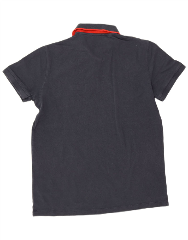Polo Hugo Boss da uomo vestibilità regolare in cotone blu navy medio