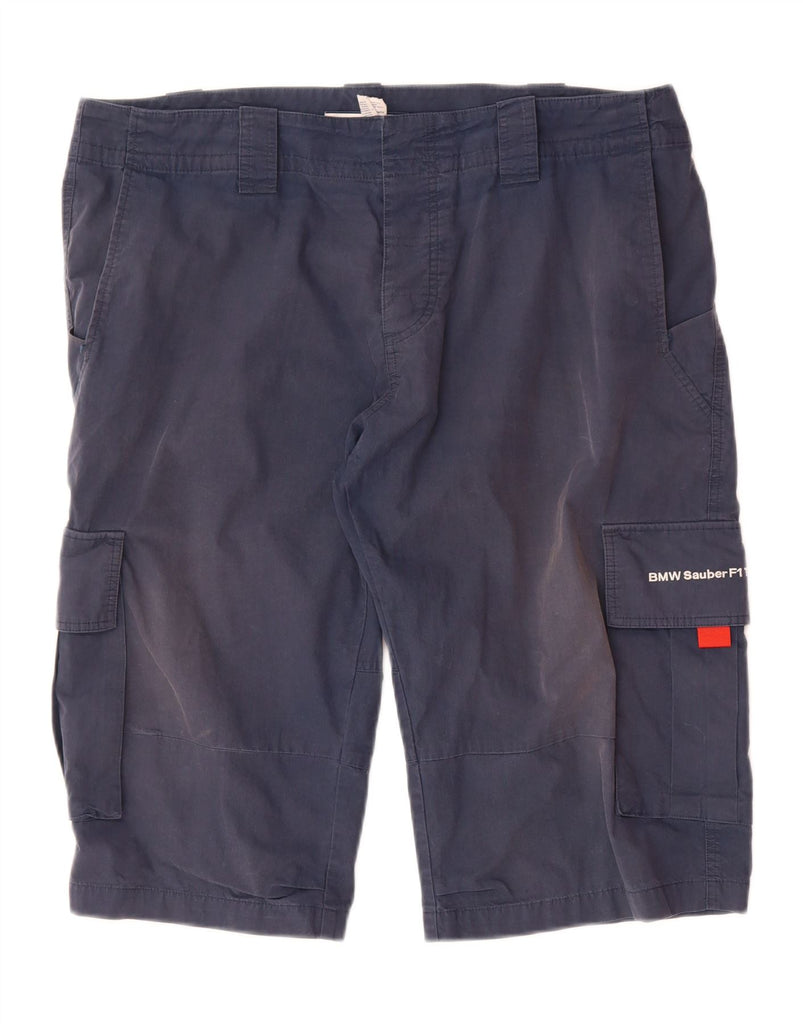 PUMA Mens BMW Cargo Shorts XL W40  Blue Cotton Vintage Puma and Second-Hand Puma from Messina Hembry 