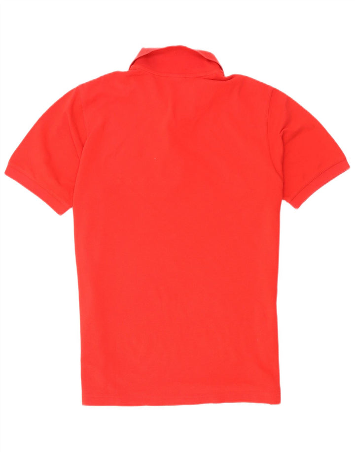Polo Adidas da uomo in cotone rosso medio