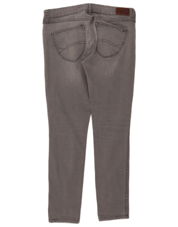 Jeans skinny da donna Tommy Hilfiger W33 L29 cotone grigio