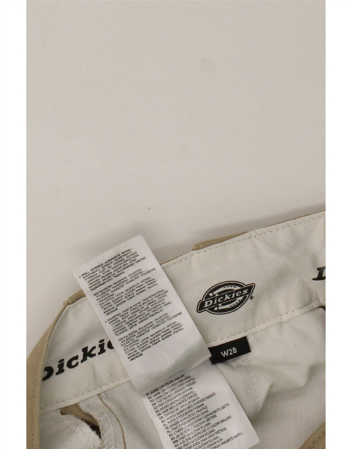 Pantaloni chino dritti da uomo Dickies W28 L25 poliestere marrone