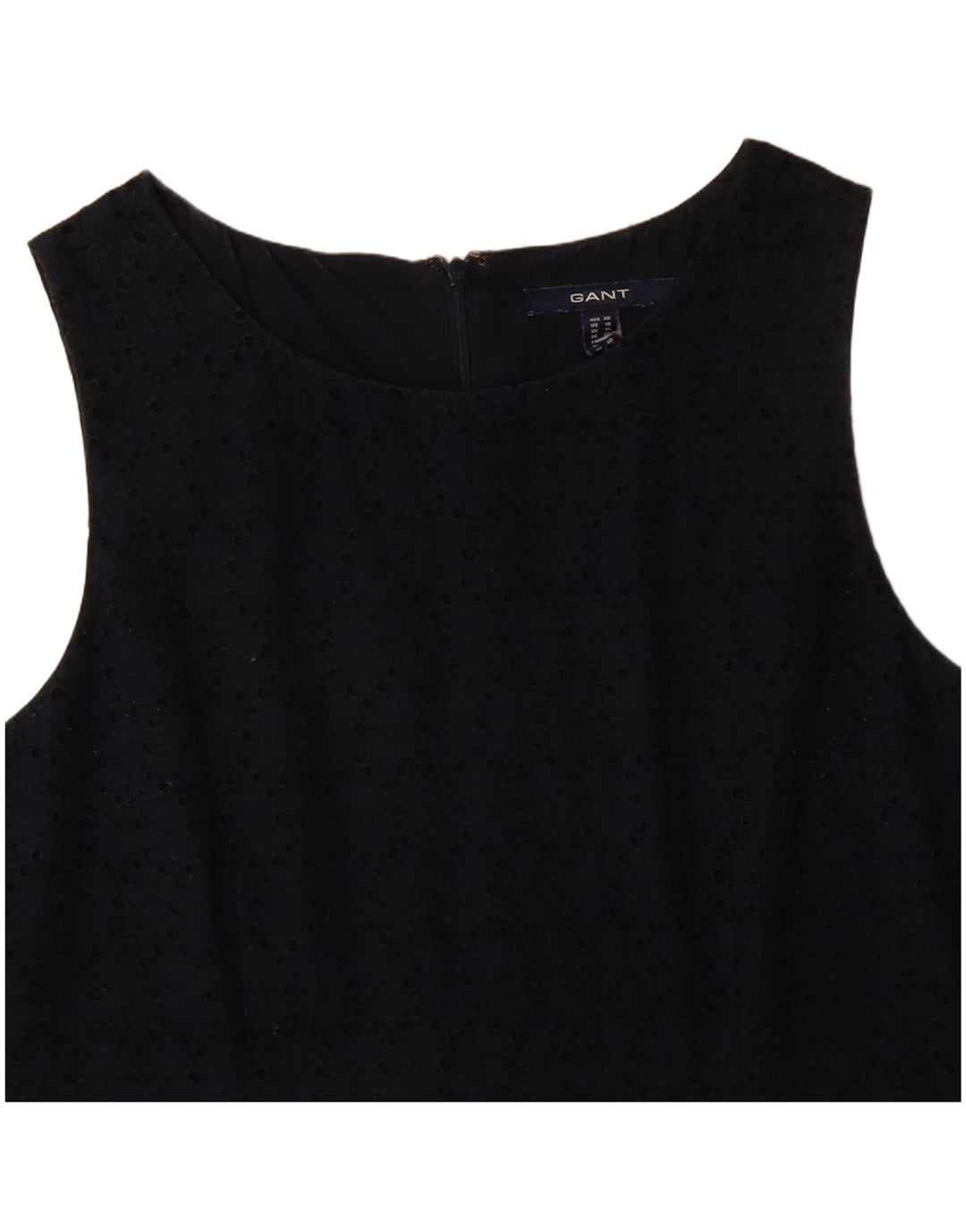 GANT Abito a trapezio senza maniche da donna UK 14 Cotone medio blu navy