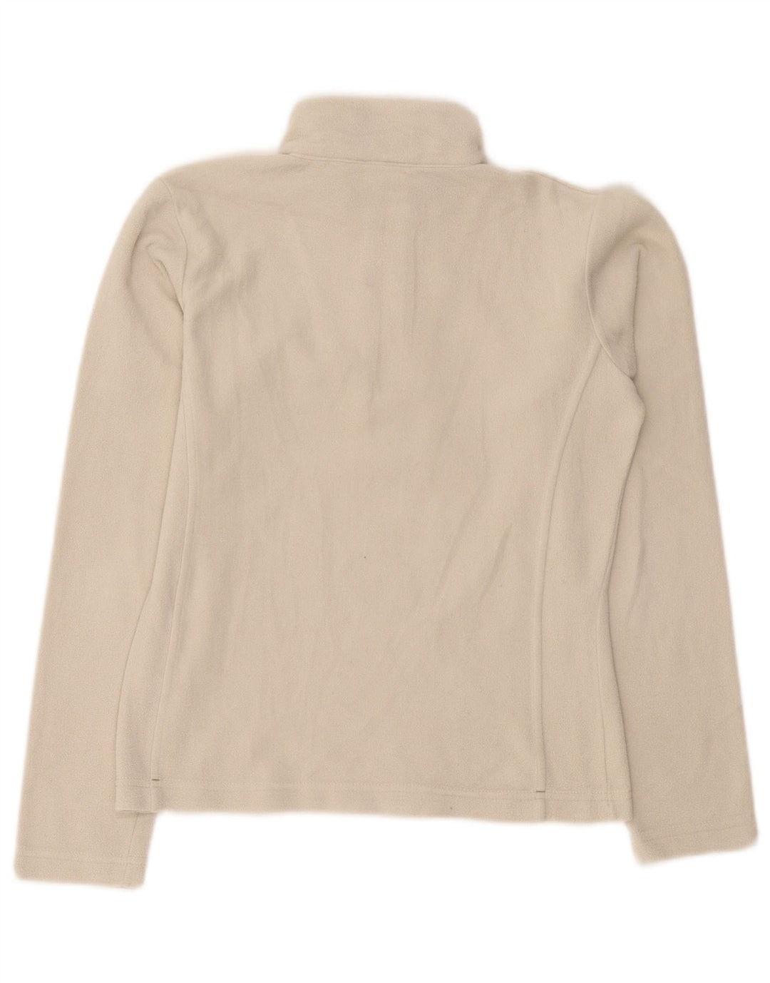 Maglione in pile da donna con collo e zip Champion UK 10 piccolo poliestere beige