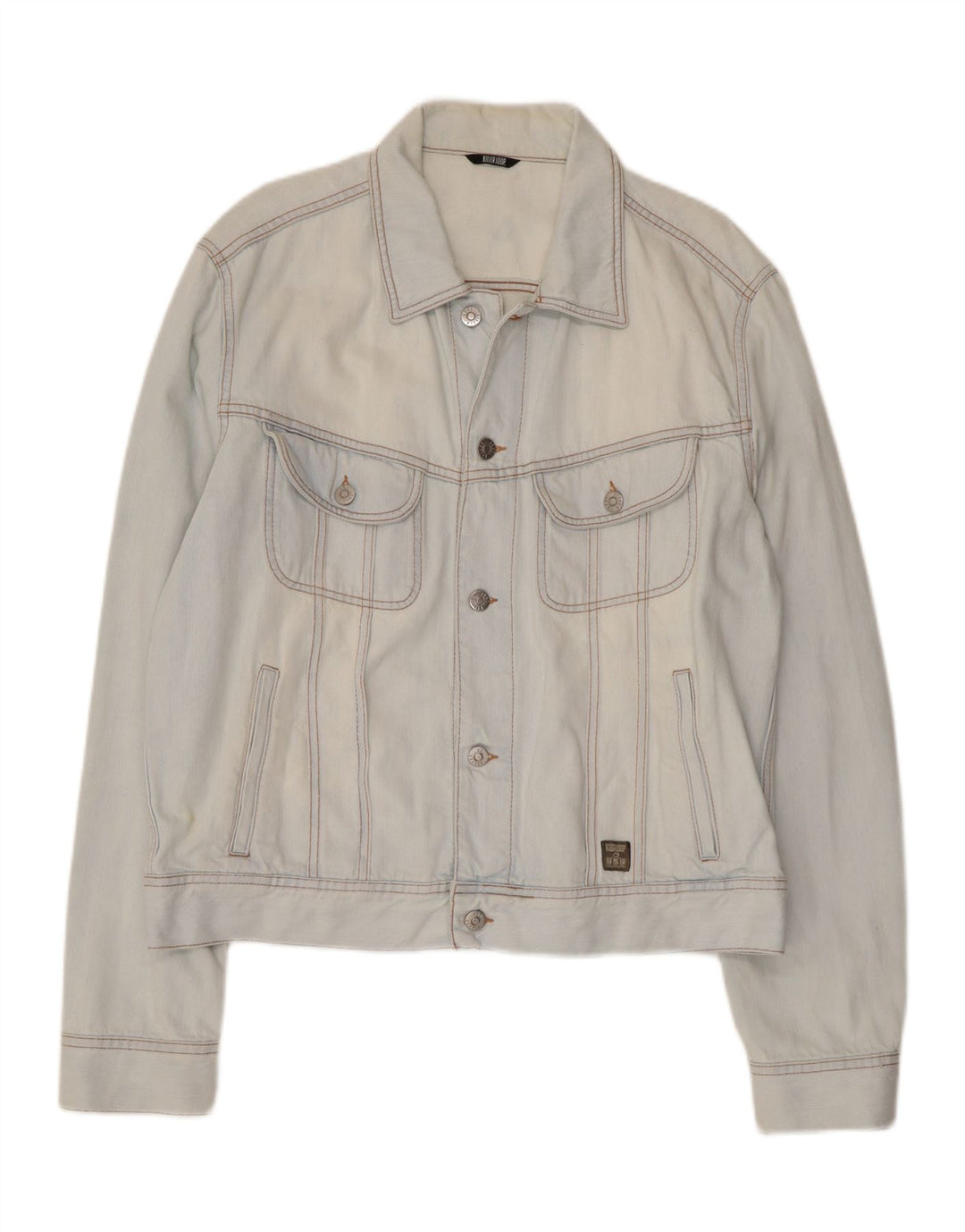 KILLER LOOP Giacca di jeans da uomo UK 42 XL Cotone blu