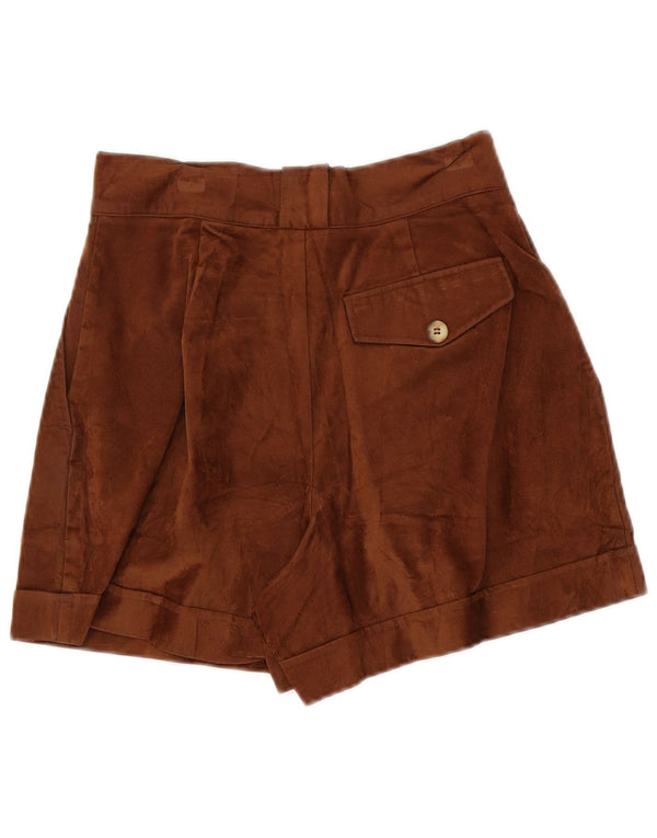 Lorsay Womens High Waist Pegged Chino Shorts EU 38 Medium W26 Brown Acrylic