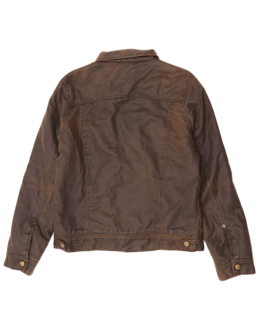 Giacca da donna in cotone cerato Obey UK 14 Cotone marrone medio