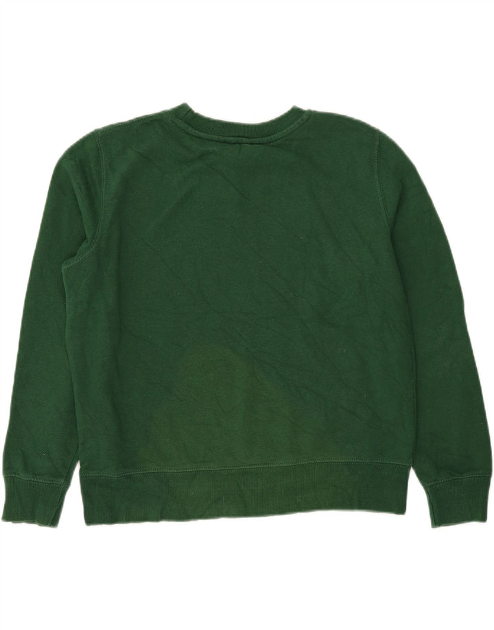 Felpa Zara da donna maglione UK 16 grande cotone verde