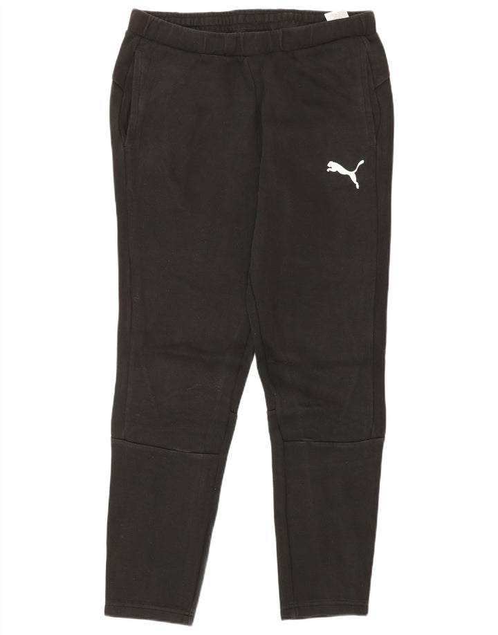 Pantaloni da tuta da uomo PUMA medio cotone nero