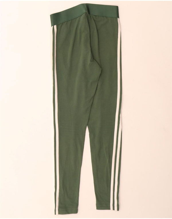 Leggings Adidas da donna UK 8/10 piccolo cotone verde