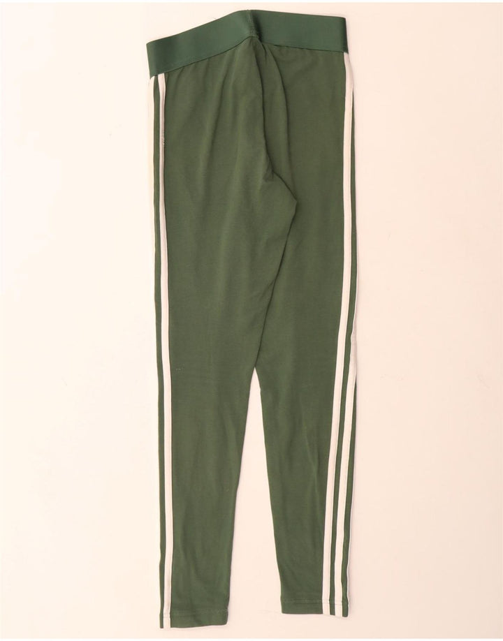 Leggings Adidas da donna UK 8/10 piccolo cotone verde