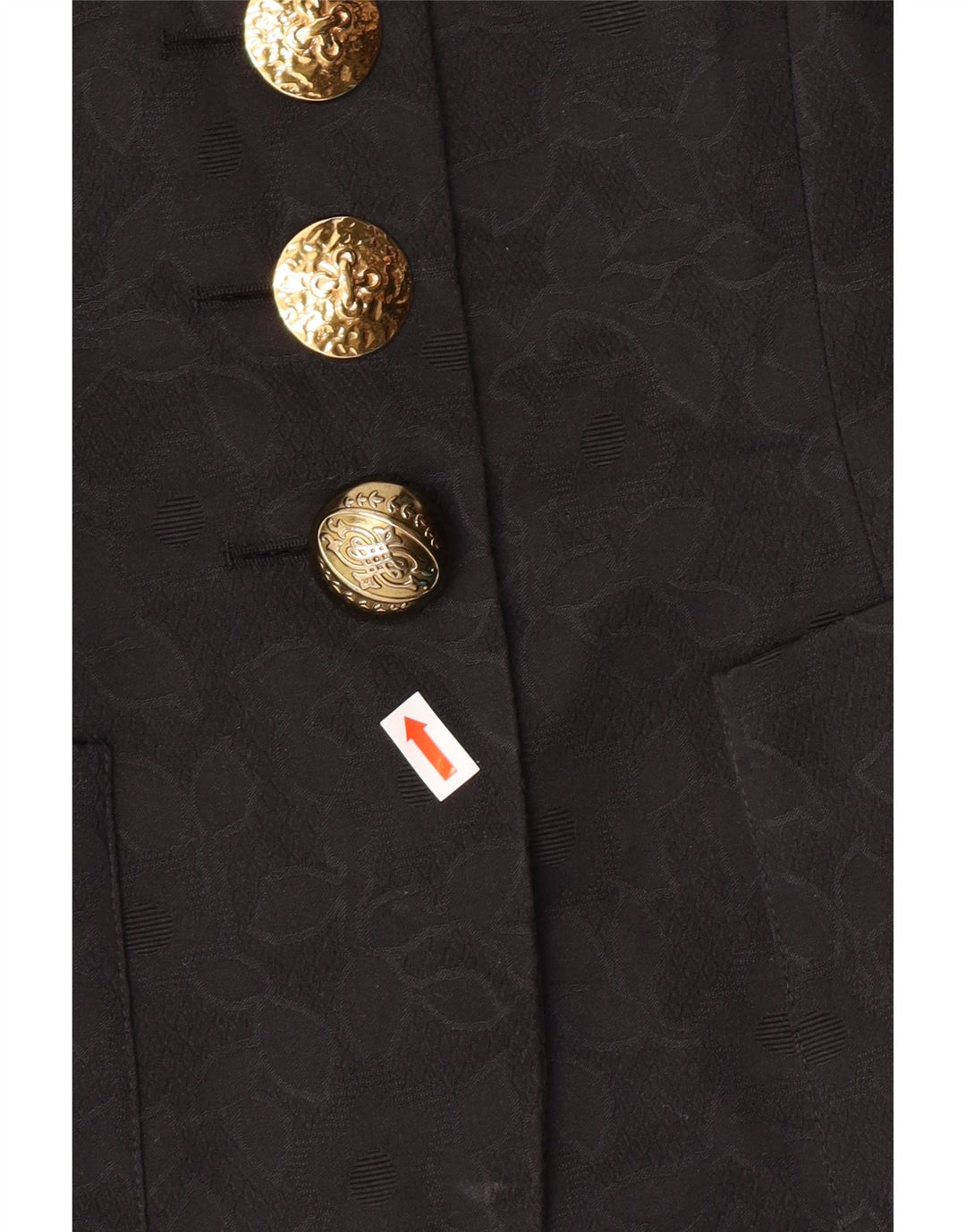 GUY LAROCHE Giacca blazer da donna a maniche corte EU 42 Large Black Classic