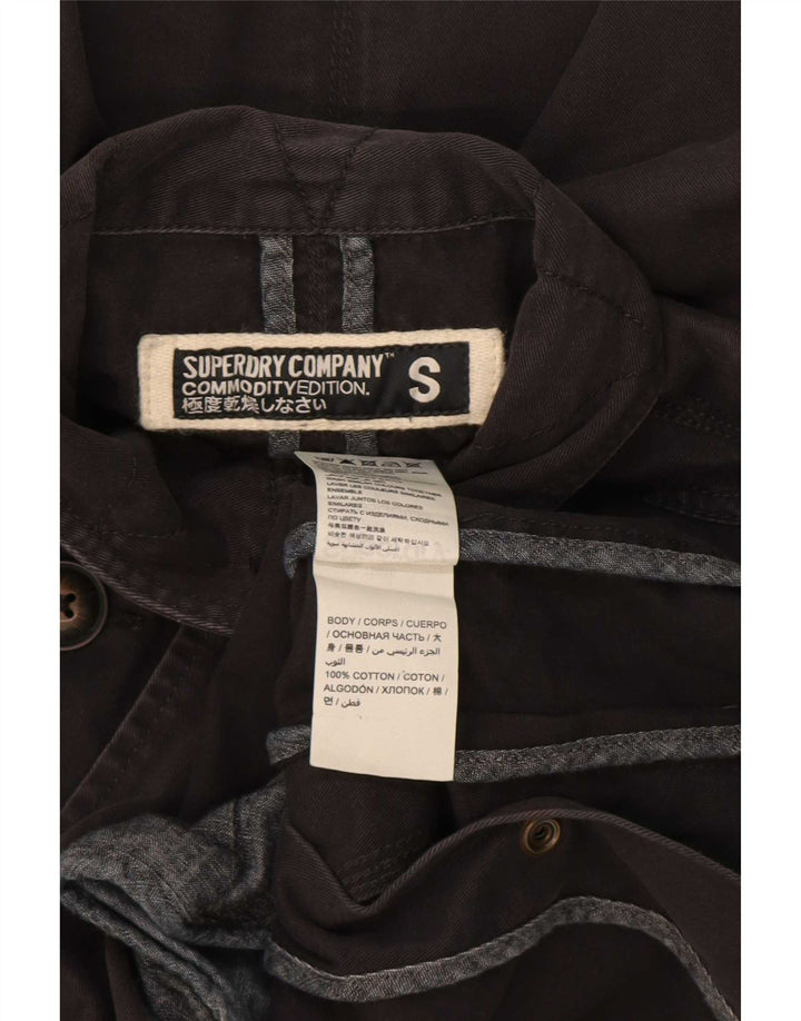 Giacca Parka da uomo Superdry UK 36 Small Cotone nero