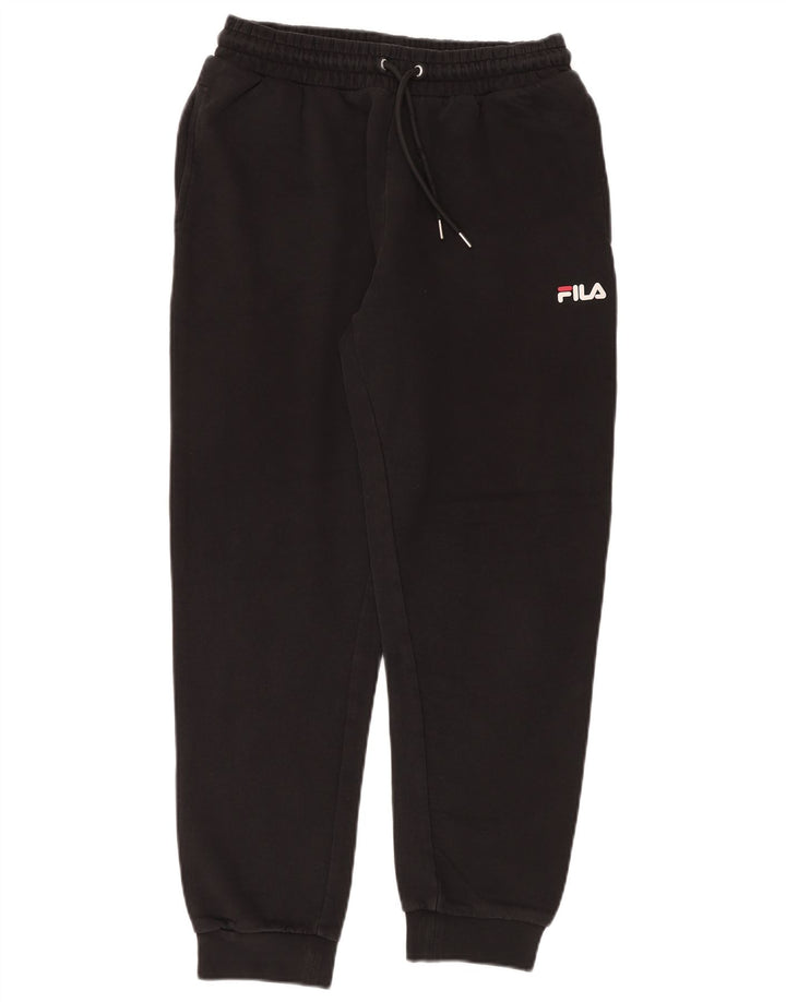 Pantaloni da tuta da uomo Fila Joggers Large in cotone nero