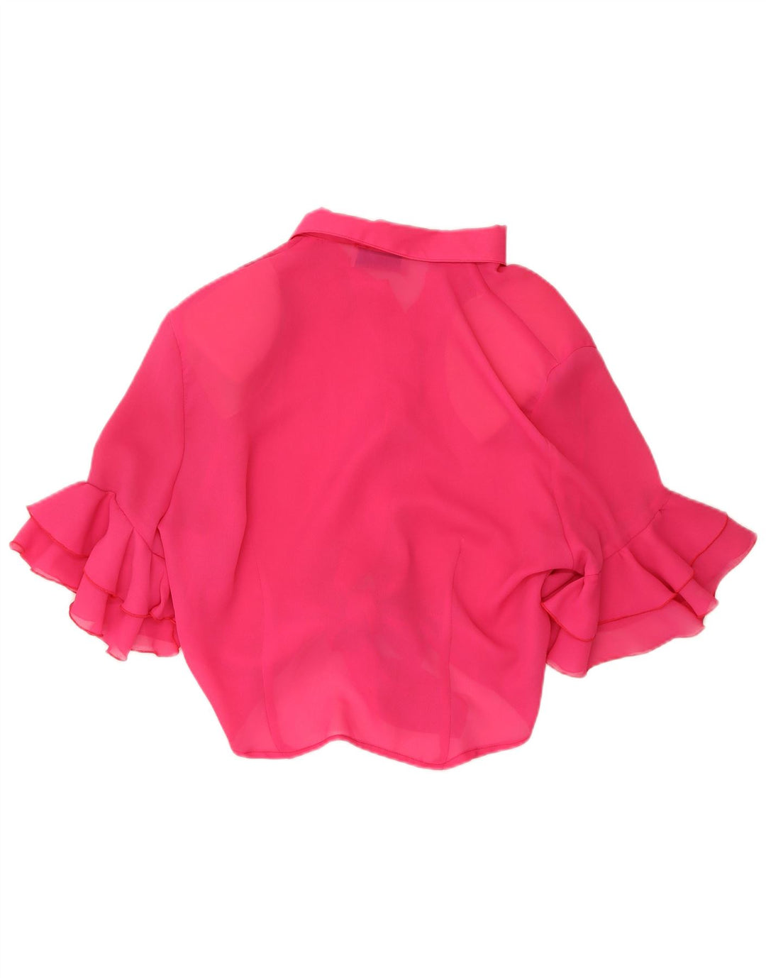 ACCORDO Camicia a maniche corte da donna Camicetta UK 12 Poliestere rosa medio