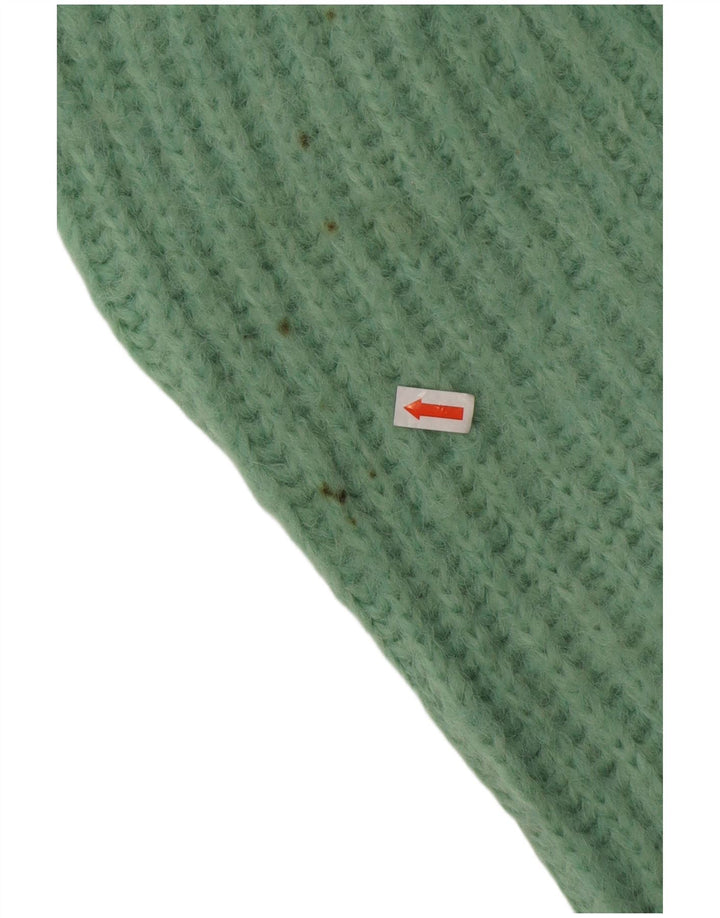 Maglione cardigan vestibilità ampia da donna Oasis UK 14 Poliestere verde medio