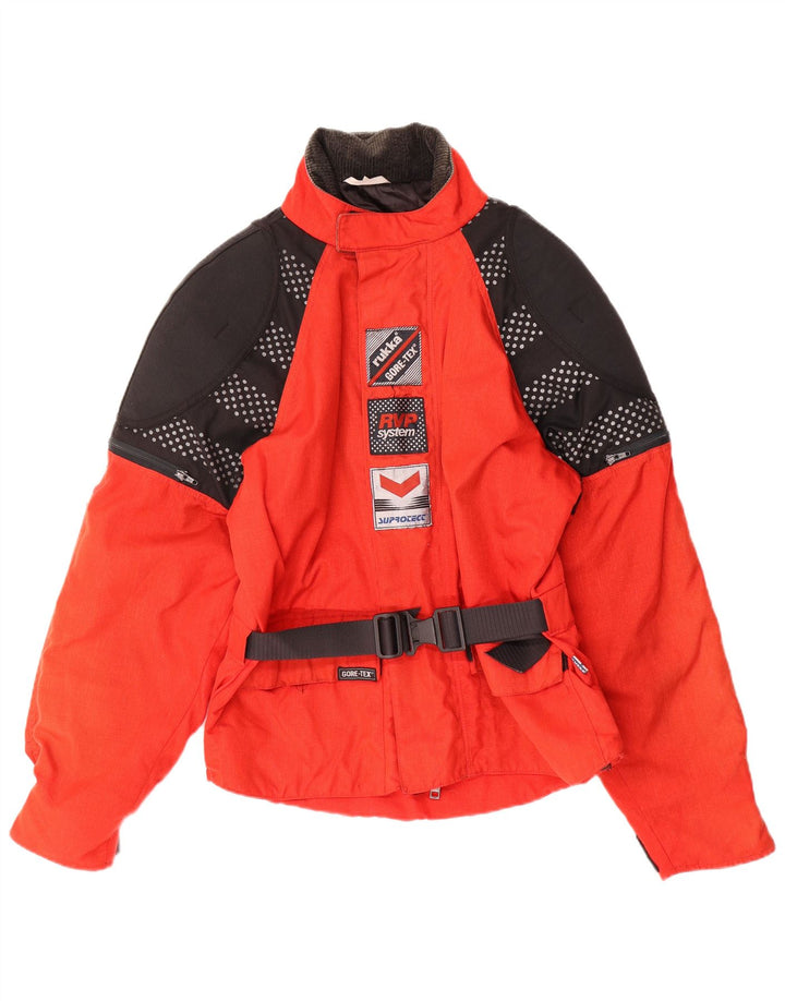 Giacca da corsa grafica da uomo RUKKA IT 50 Large in nylon color block rosso