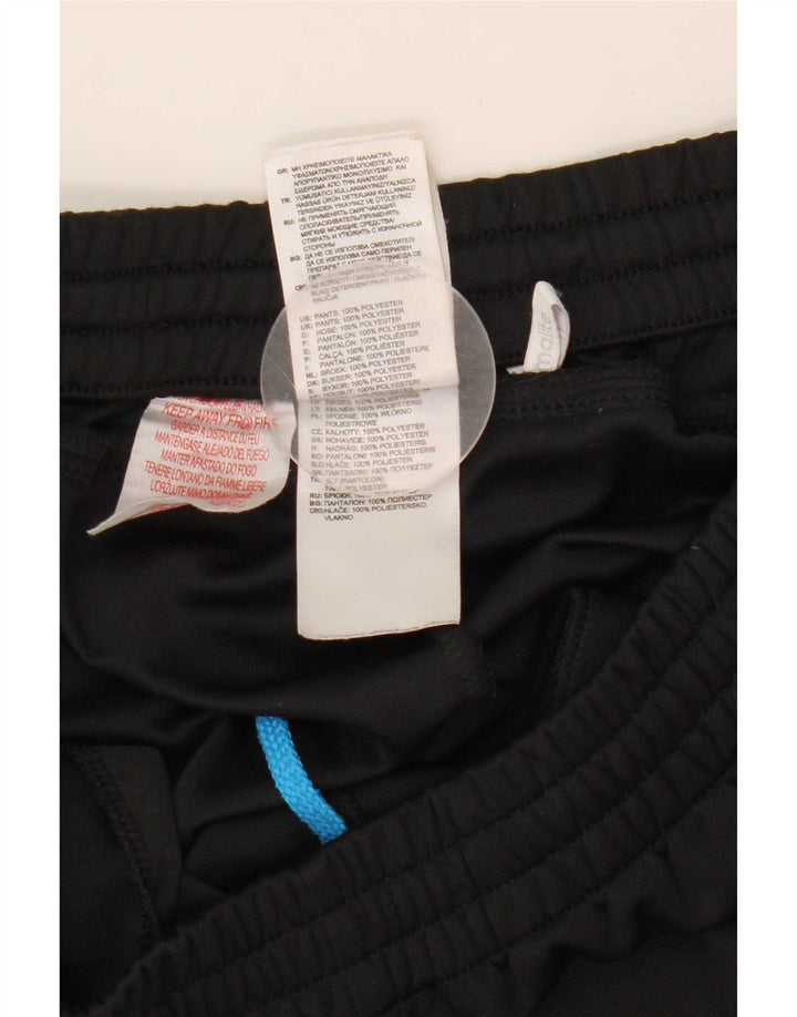 Pantaloni della tuta Adidas Climalite da ragazzo 15-16 anni in poliestere nero