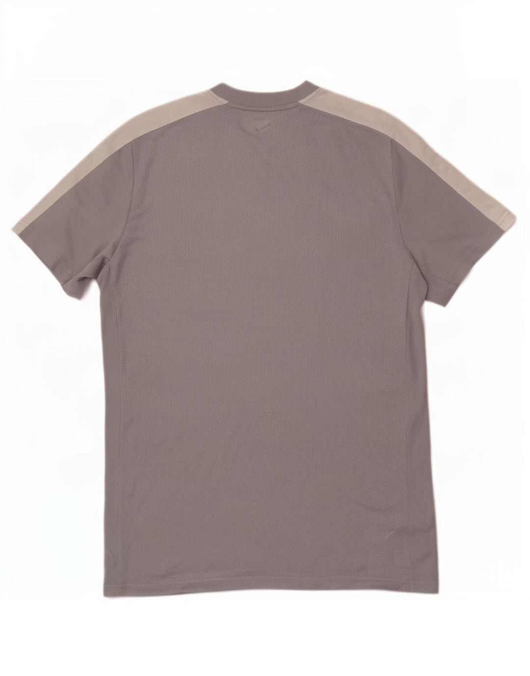 T-shirt Nike da uomo Dri Fit Slim Top Large in poliestere color block grigio