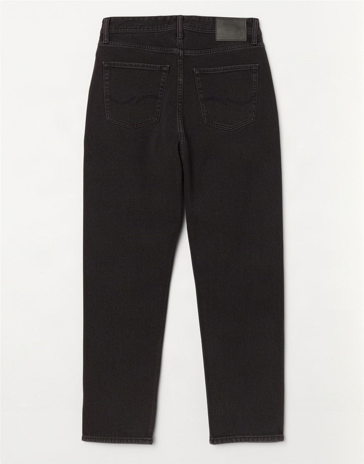 Jeans dritti da uomo Jack & Jones W32 L32 cotone nero