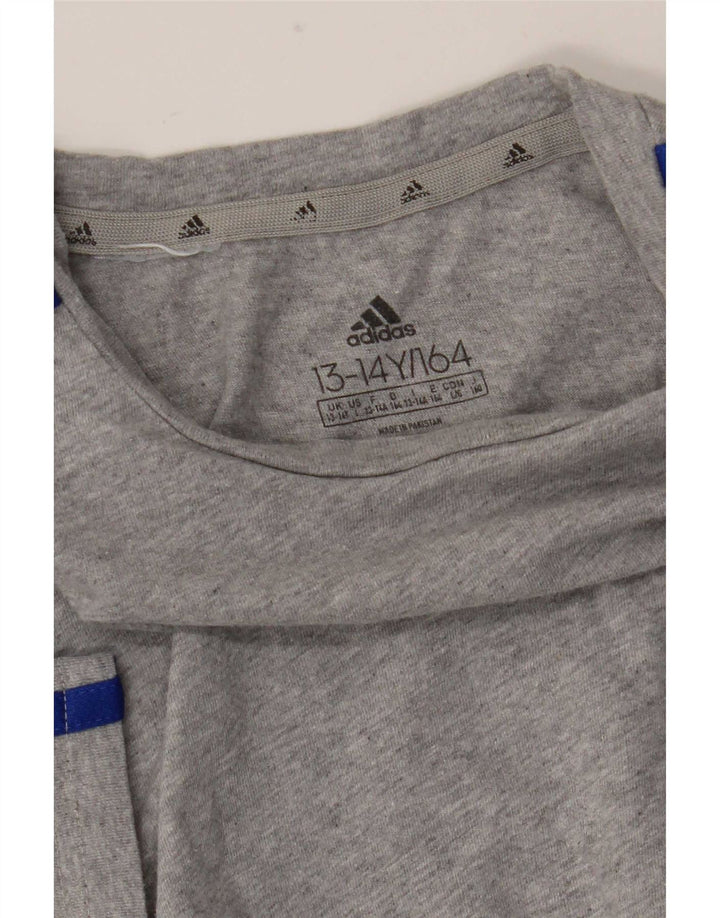 Maglietta Adidas da bambino 13-14 anni Grigia