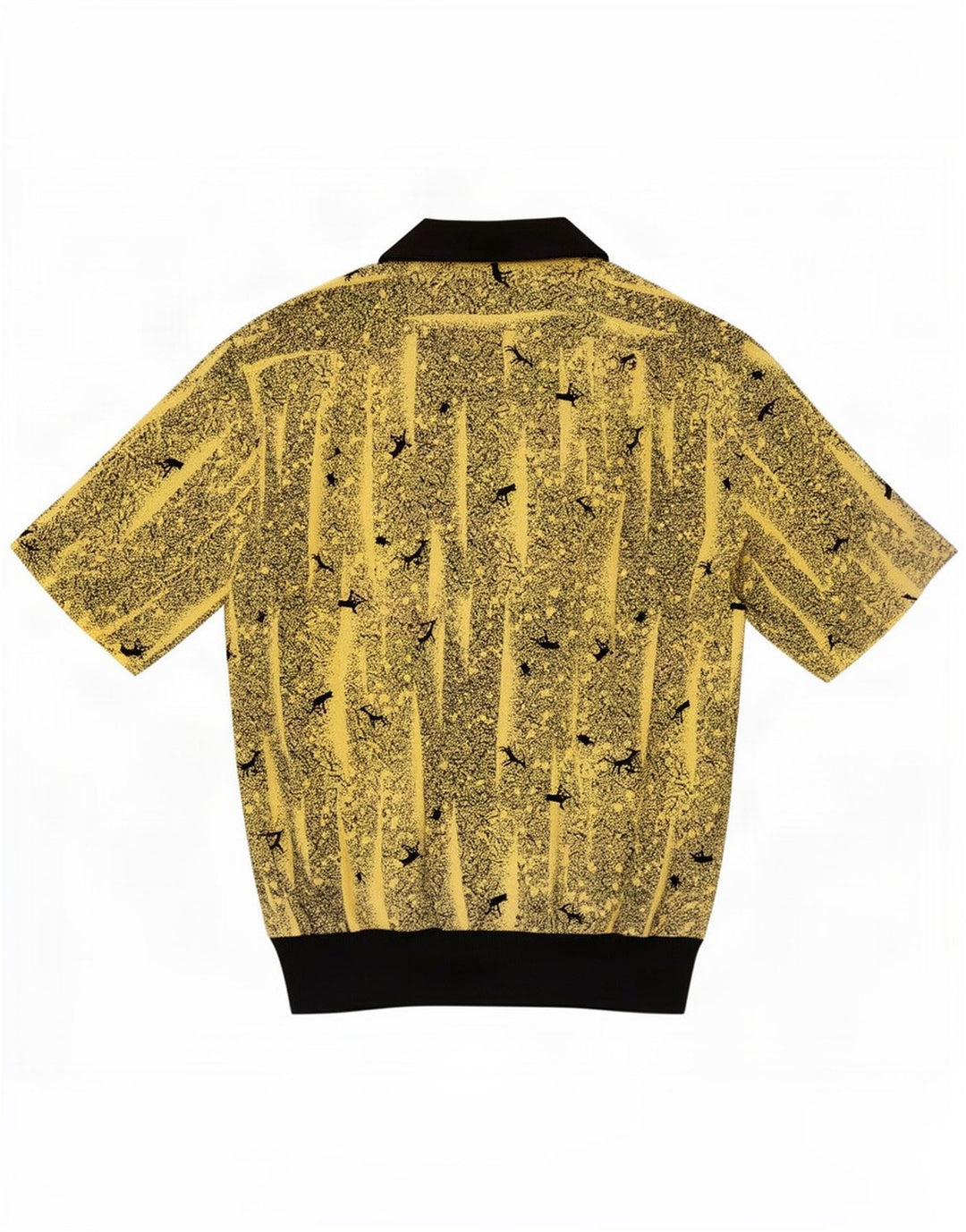 Desiree Camicia pullover oversize da donna con motivo astratto UK 14 Large Giallo