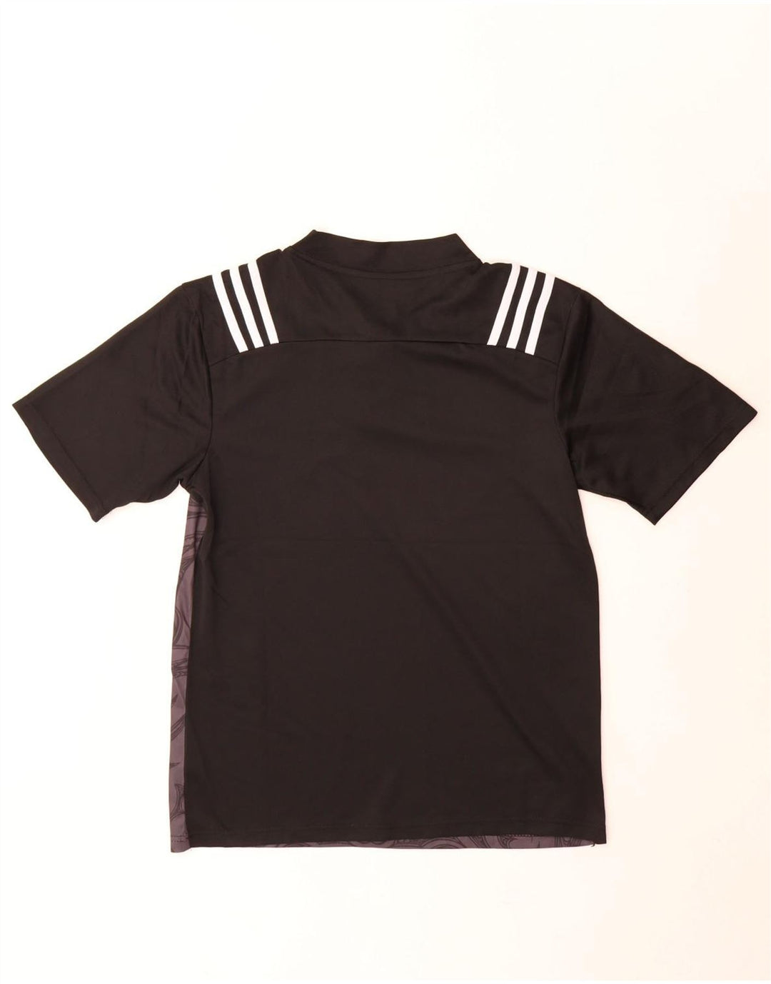 T-shirt grafica da uomo Adidas Top in poliestere Paisley nero medio