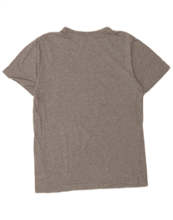 T-shirt Nike da uomo Top Small in cotone chiazzato grigio
