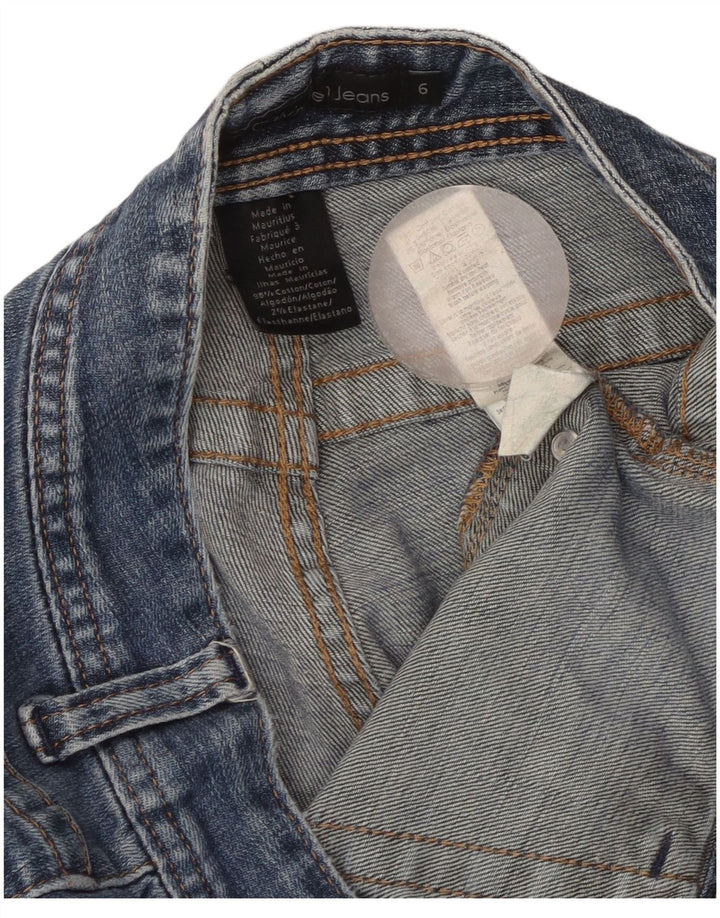 CALVIN KLEIN Jeans Bootcut da donna US 6 Small W32 L30 Cotone blu