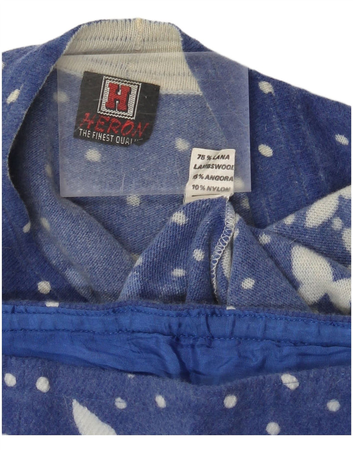 Set gonna 2 pezzi da donna Heron UK 14 medio W34 farfalla maculata blu