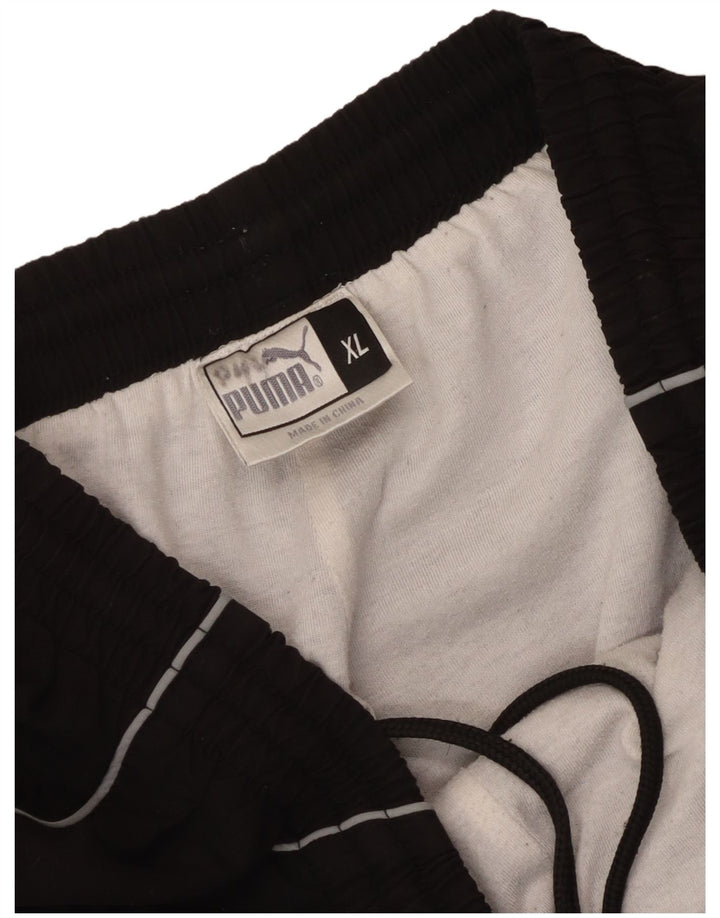 Pantaloni da tuta grafica da uomo Puma XL poliestere nero