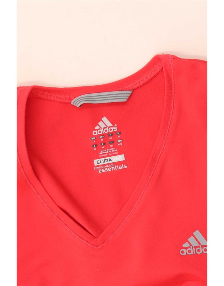 Canottiera Adidas Clima 365 da donna UK 14 media rossa