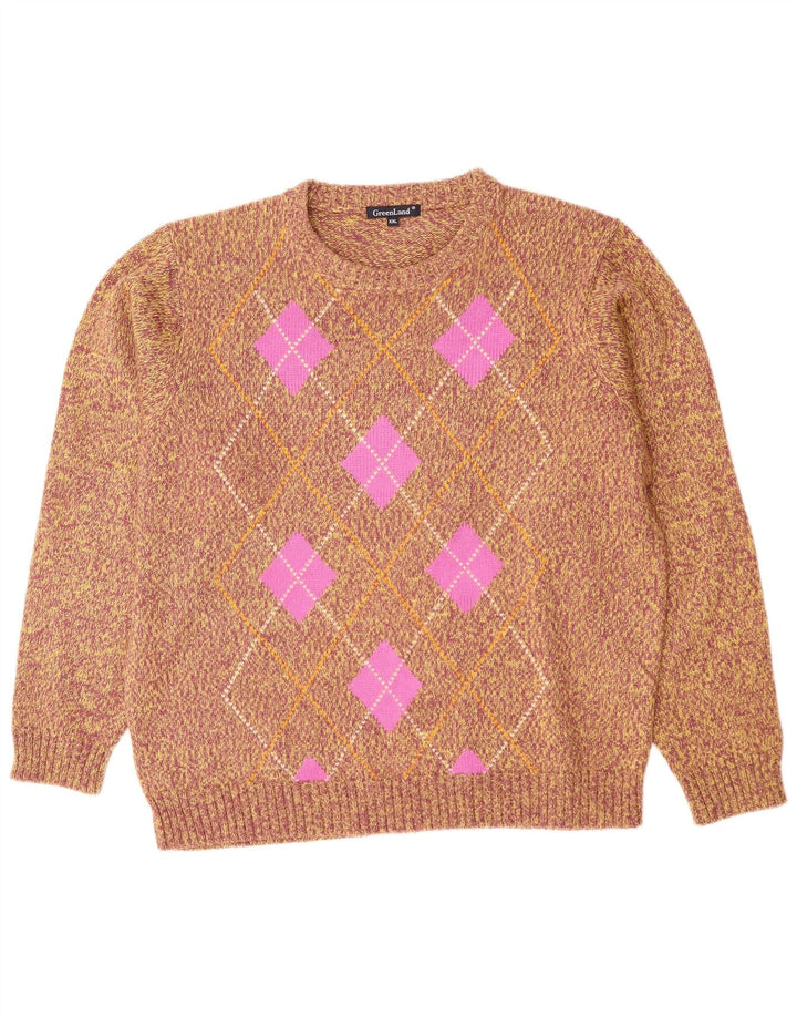 GREENLAND Donna UK 20 2XL Argyle multicolore/acrilico diamante