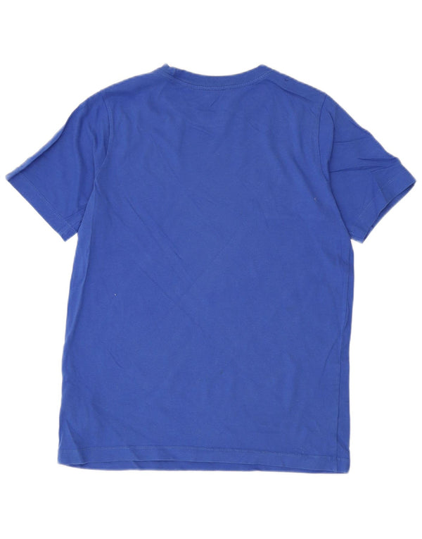 T-shirt grafica da ragazzo Nike Top 13-14 anni XL in cotone blu