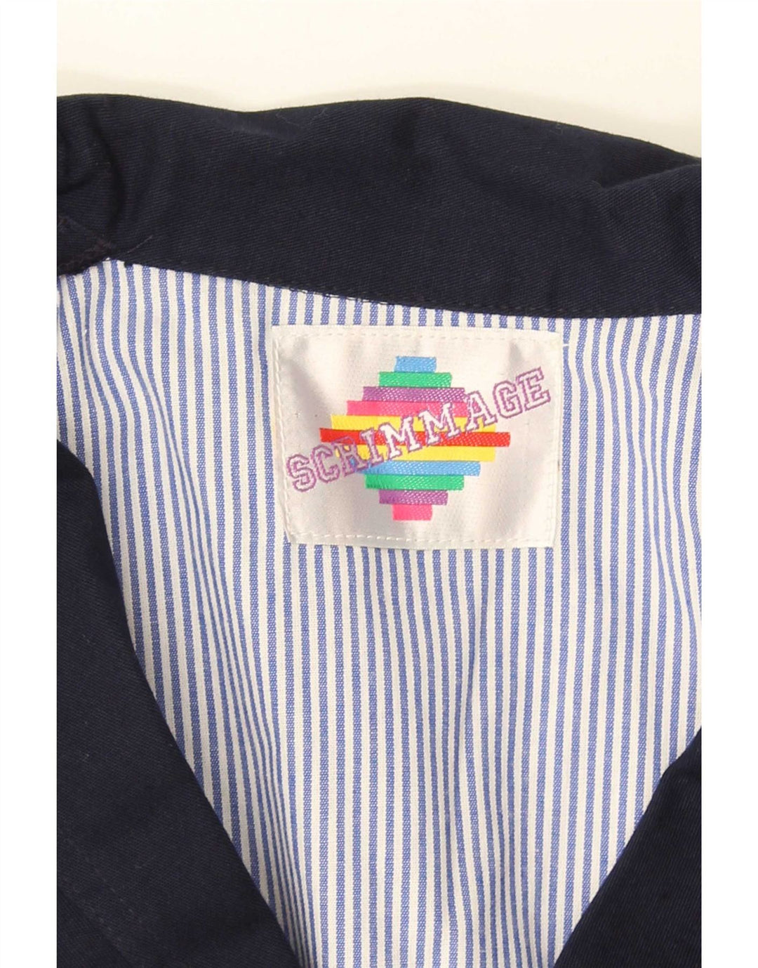 Giacca blazer vintage da uomo a 2 bottoni UK 38 medio blu navy